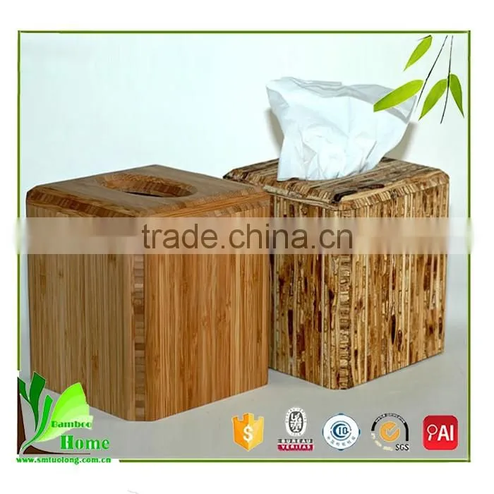 Good reputation bamboo luxury tissue box cover