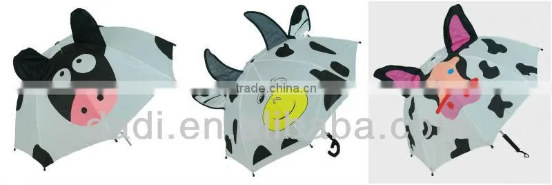 2017 NEW Designer Cow Animal Umbrellas