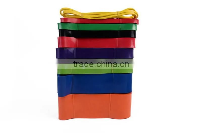 Custom colorful Latex Rubber Exercise Fitness Resistance Bands