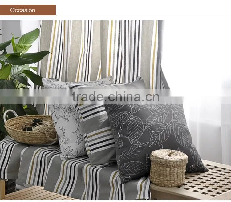 home decoration 100%cotton printed popular design cushion for sofa, and could be customised
