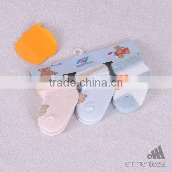 Plain knitted babi sock