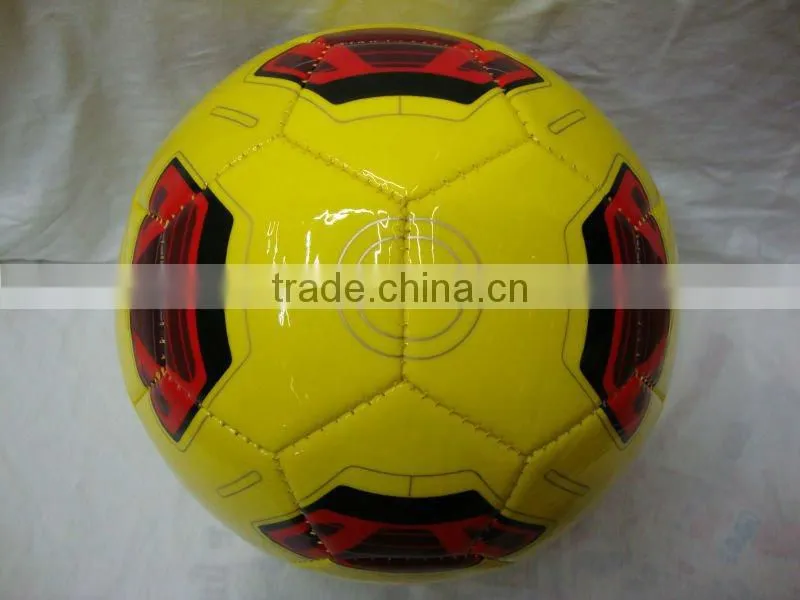 spain promotional socer ball size 5 high shiny metallic material
