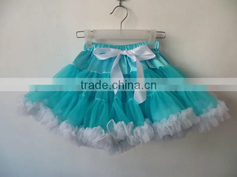 Infant Baby Girls Fluffy Purple Chiffon Ruffle TUTU Pettiskirts