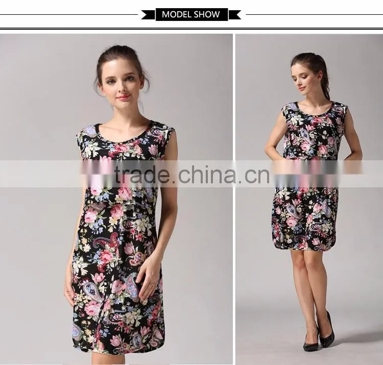 Maternity clothing breathable nursing dress breastfeeding clothing