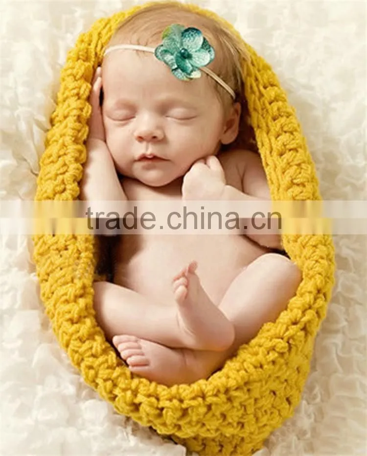 baby swaddle cocoon baby sleeping bag knitted baby hat photo prop