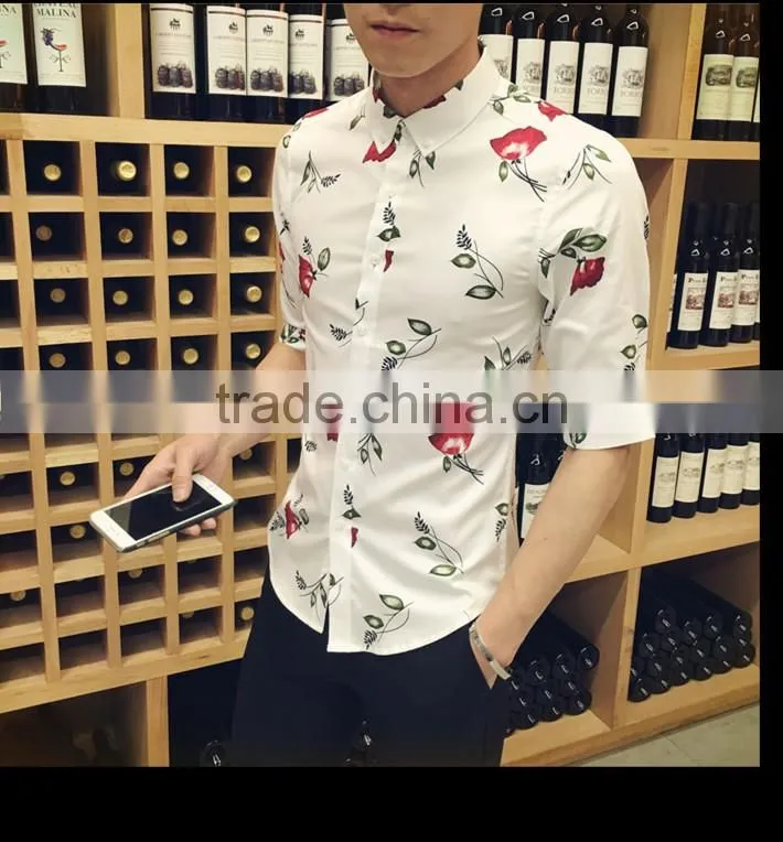 Seven men sleeve shirt printing