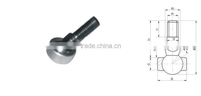 straight Swivel ball joint rod end bearing SQD6 SQD8