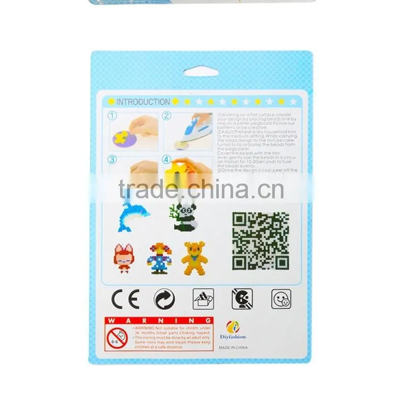 2017 Hot selling lion DIY education plastic hama fuse beads toys