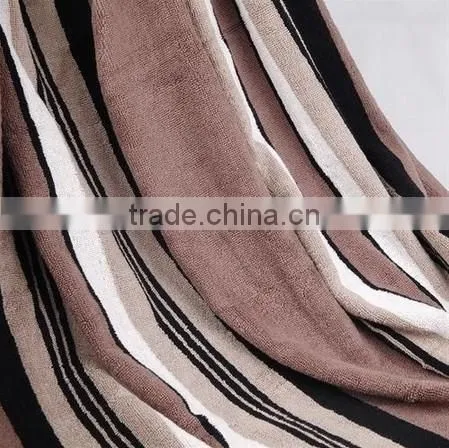 100 per cent cotton striped beach towels