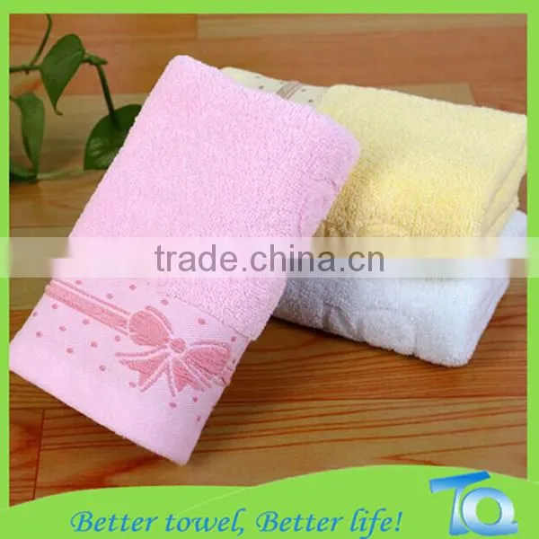 Hot sale China cotton100% jacquard face towel
