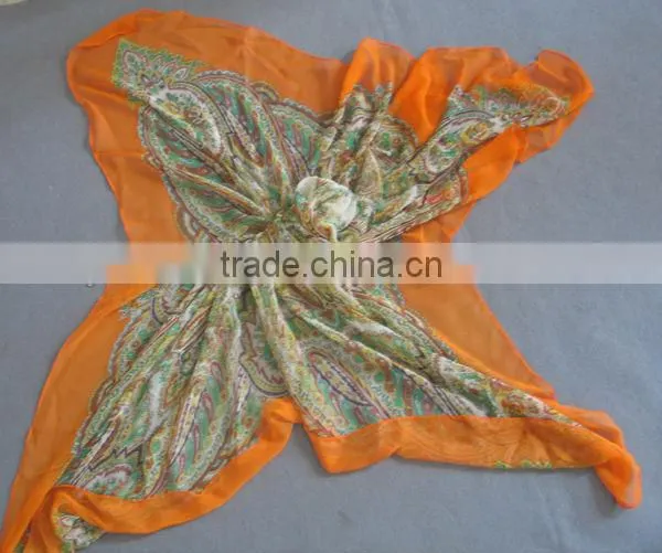 blue and yellow scarf cheap 2014 fashion scarf
