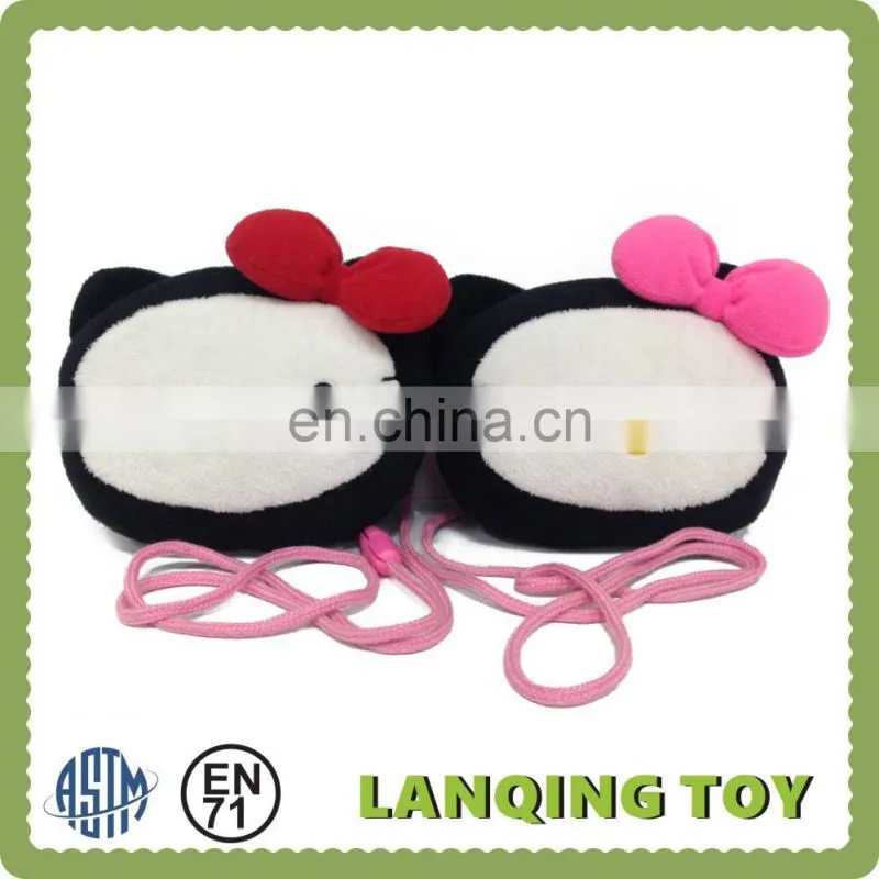 3D Plush Soft Cartoon Animal Cat Kids Backpack