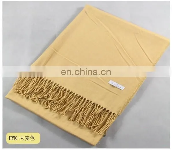 lady solid color winter warm shawls