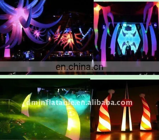 Hot slae christmas inflatable cone with led light