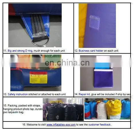 2013 new design tiger jungle theme inflatable combo games