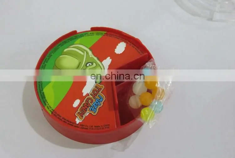 Shantou very cheap intelligent maze candy toy with candy