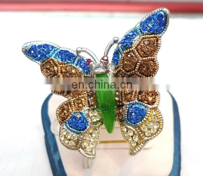 2014 fashion butterfly rings,butterfly wedding gift