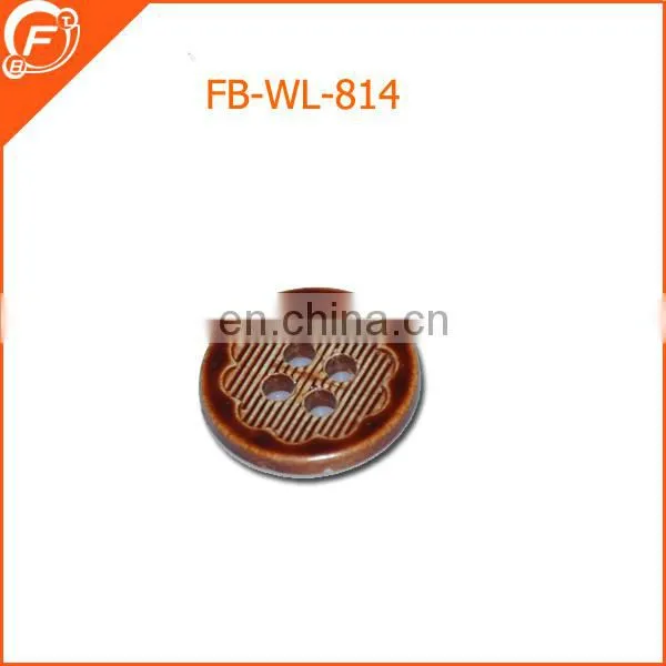 2015 fashion four hole imitation leather coat button