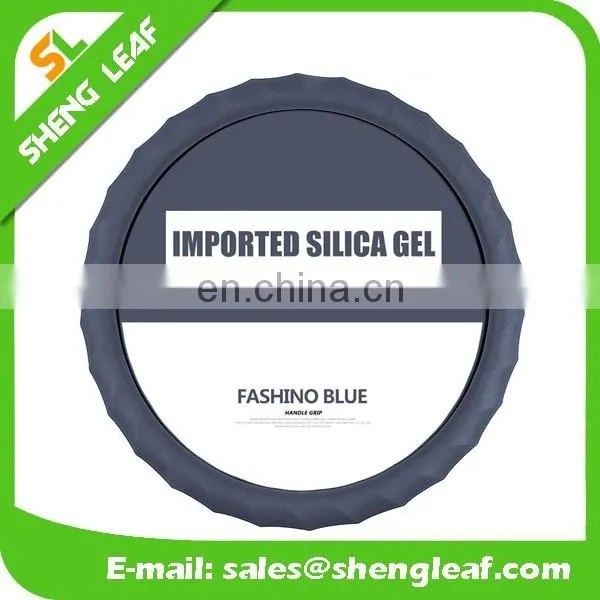 Universal size custom design silicone car steering wheel cover
