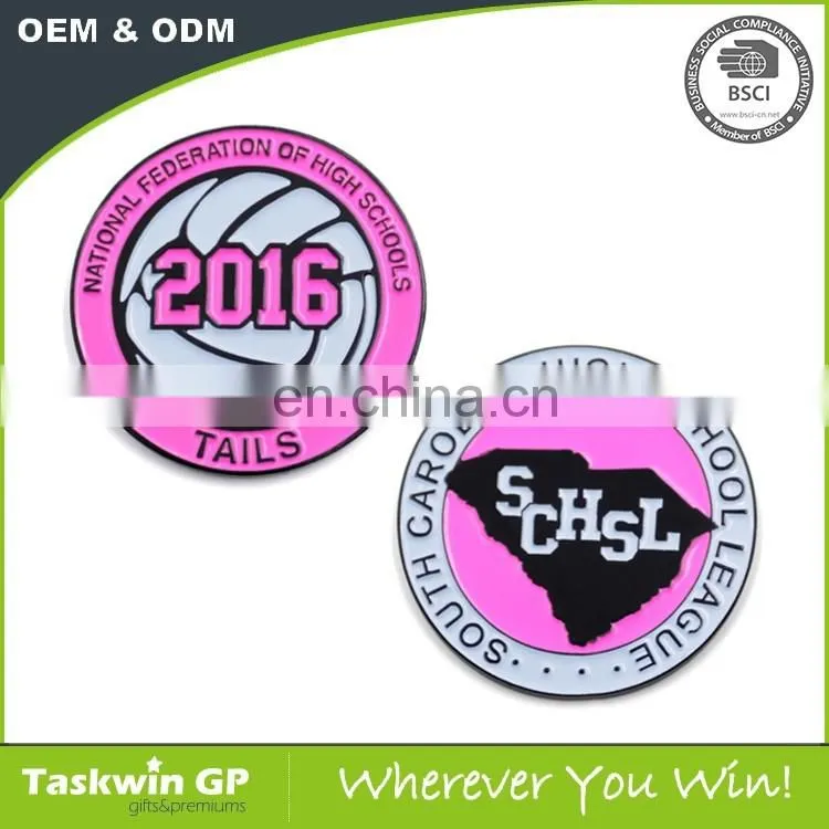 Popular Classic sport metal souvenir coin