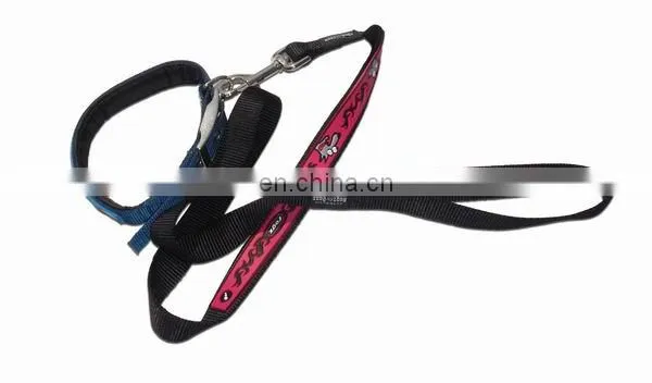 High quality custom dog collar and leash from Factory wholesale