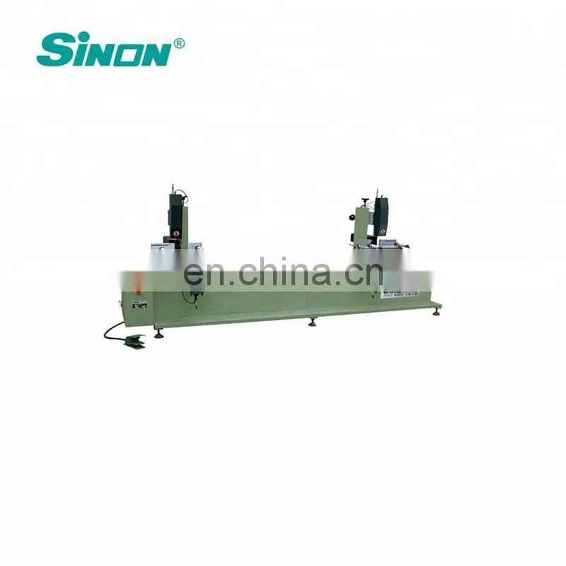PVC Window Door Fabrication Two Head Water Slot Milling Machine