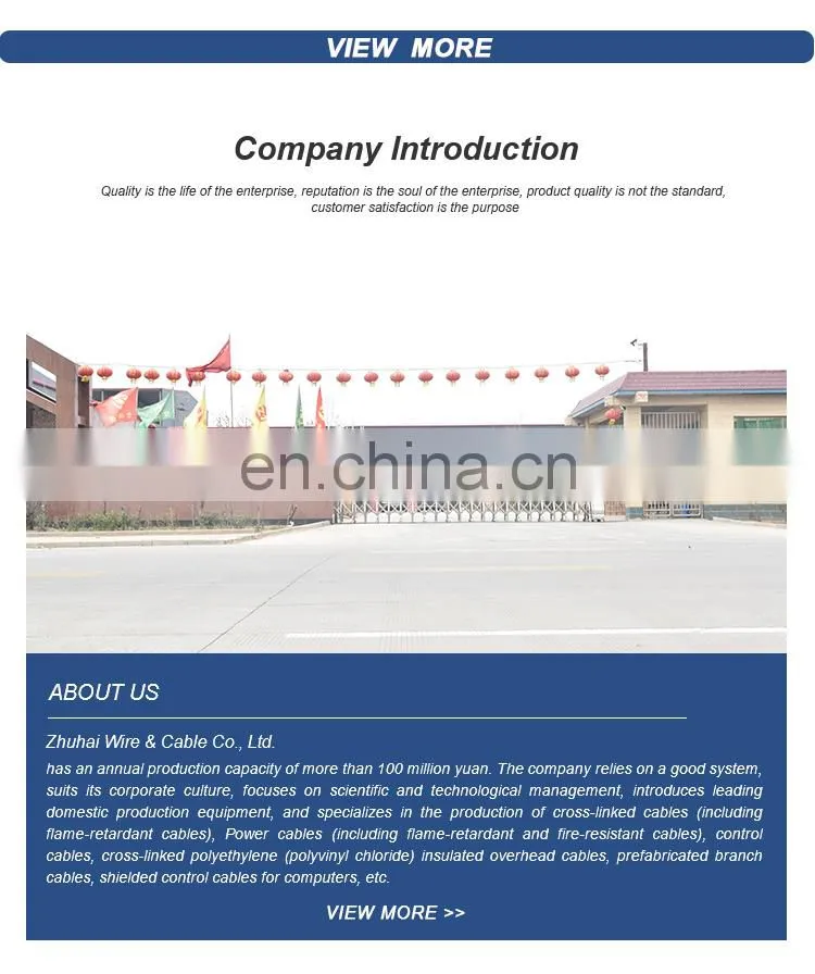 Supply 4*240 sizes protector electrical power wire cable