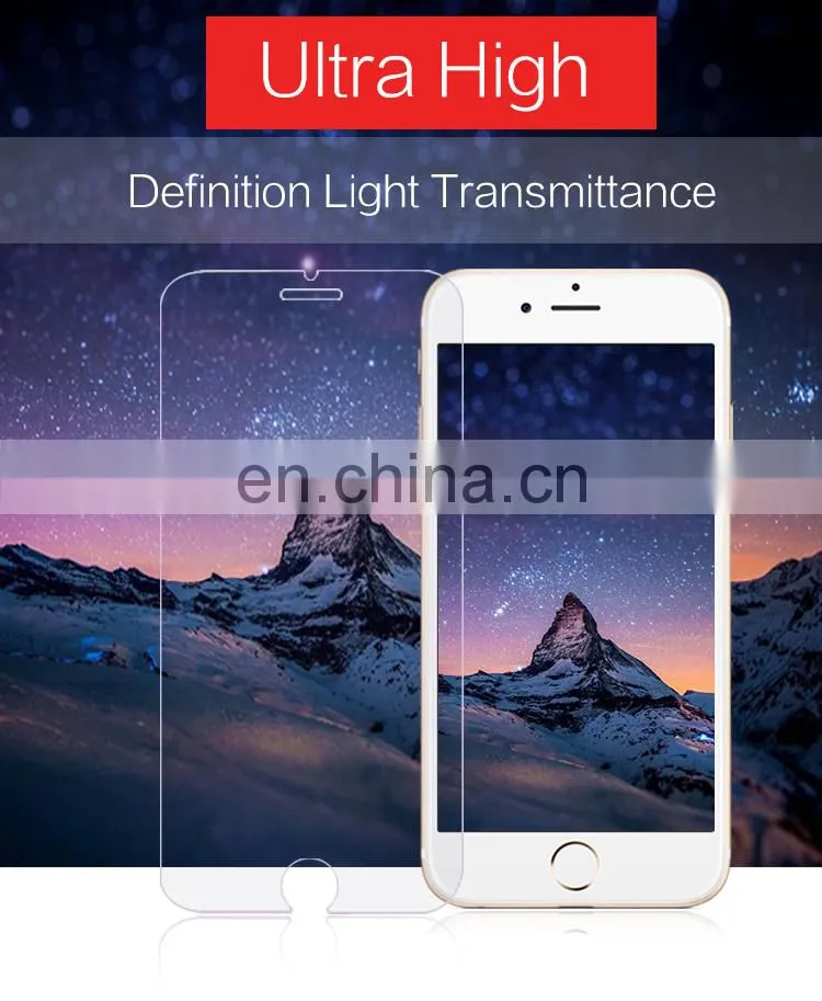 Popular Product 2.5D 9H Mobile Phone Tempered Glass Screen Protector Film for Iphone 6 6s 7 8 X XS plus 11 Pro Max
