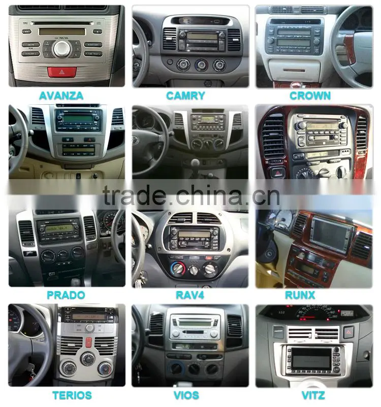 Erisin ES2603C 7 inch Touch Screen Car DVD Player for Toyota Vitz
