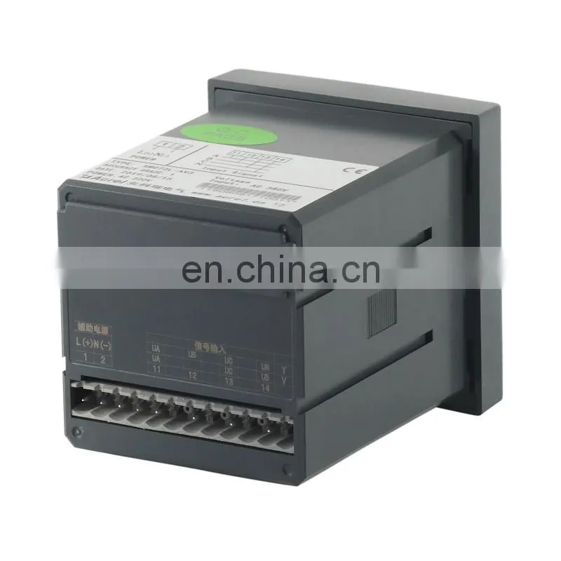 AMC72L-AV3/C voltmeter accuracy 0.5 digital smart three phase voltage meter with RS485 modbus
