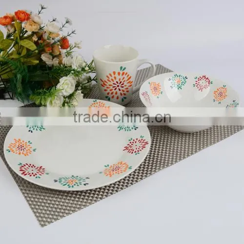 thailand porcelain dinner set, china dinnerware set, christmas porcelain dinner set