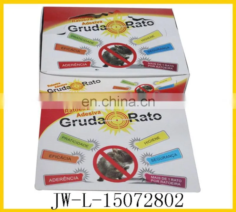 OEM Rat Glue Trap Rat Rato Card Adsivo Gruda Rato For Brazil