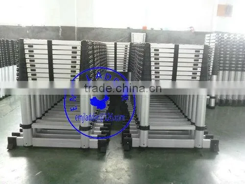 TELESCOPIC 3.2m ALUMINIUM DIY FOLDABLE EXTENDABLE BULIDERS MULTI PURPOSE LADDER