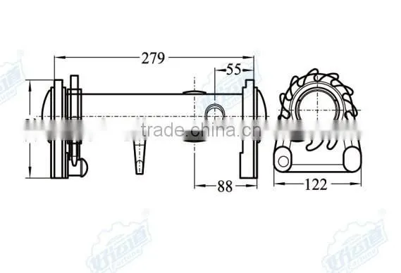 08149 Heavy Duty Webbing Winch trailer winch