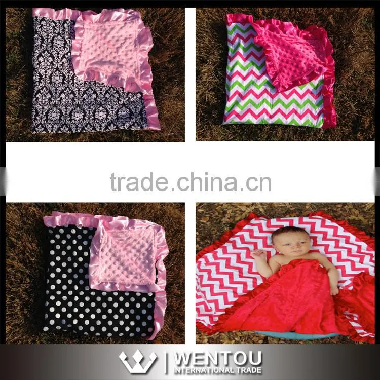 Wholesale Hot Sale Chevron Baby Blanket