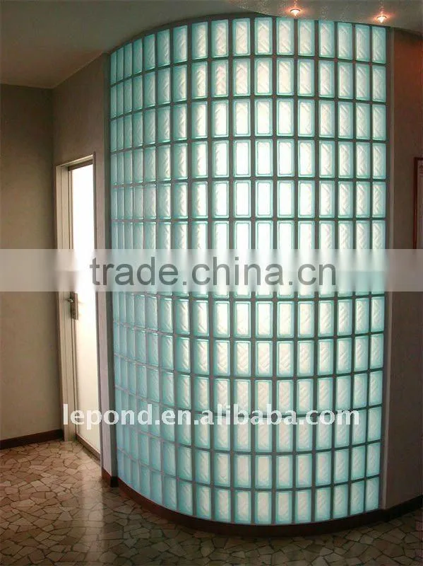 partition walls for bathroom/cheap glass brick