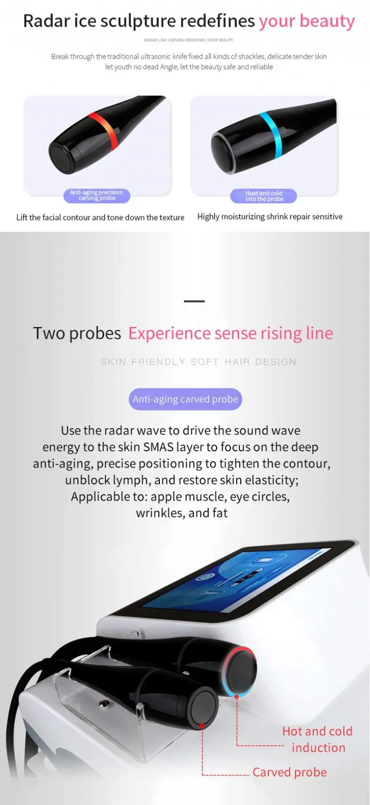 Home Use Cryo Vmax Facial Lifting for Beauty Salon
