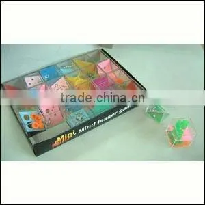 Plastic sliding jigsaw puzzle for intelligence development and fun