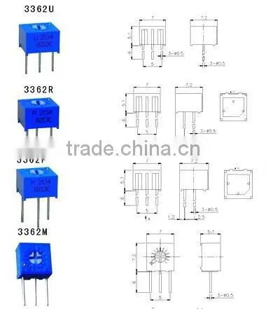 3362 Trimmer potentiometer