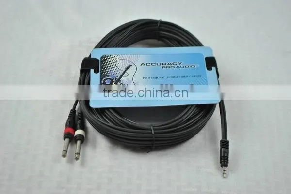6.35MM Mono To 3.5MM YC Stereo Cable By Patched 10 Meters YC010-10FT