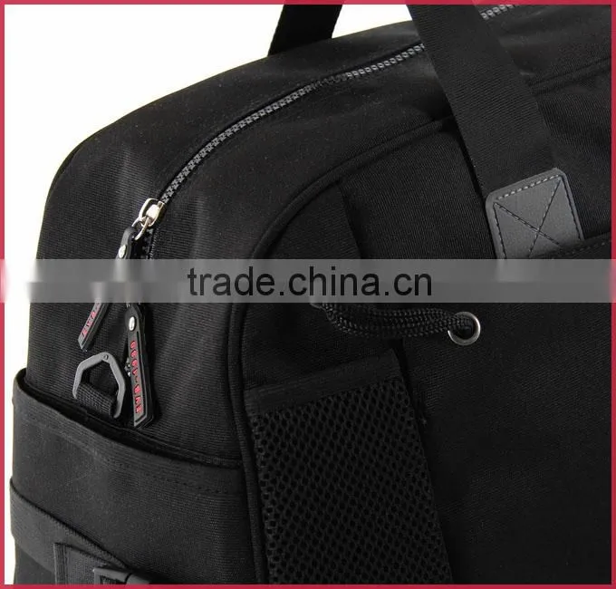 brand duffle bag travel duffel teeange cotton fabric with nubuck leather