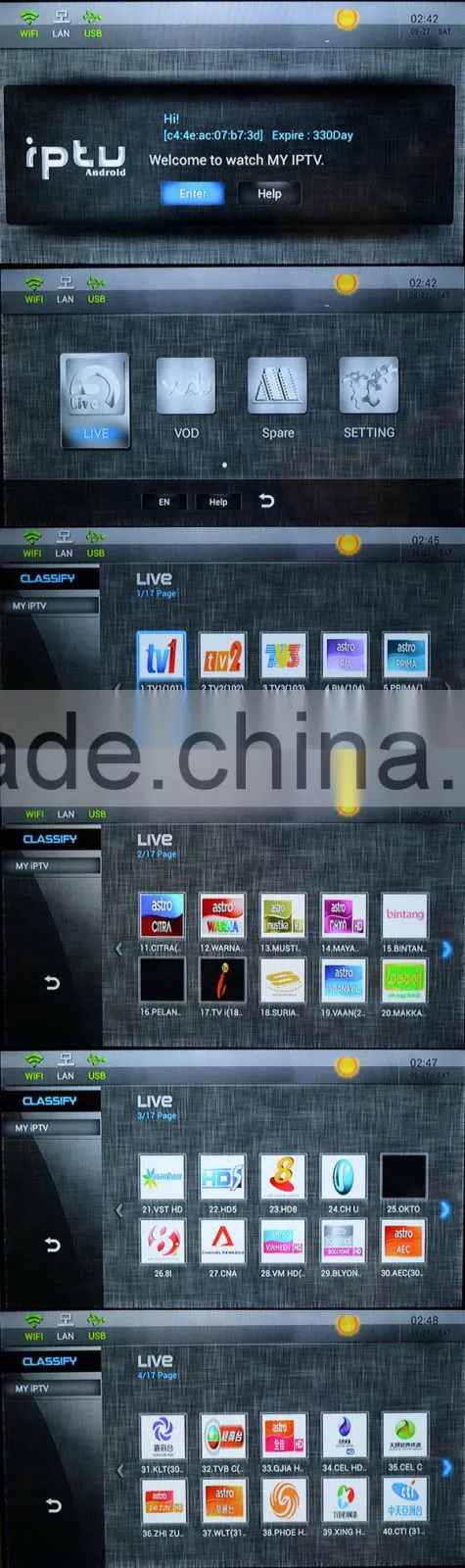 HOT!! IPTV box Malaysia Astro channels IPTV in Malaysia