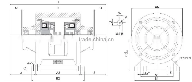 Quality Assured marked by Alibaba High Performance Electromagnetic Clutch and Brake Unit for wire machine