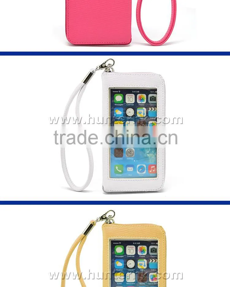 New Portable Zippered For iPhone 6G Wallet Bag