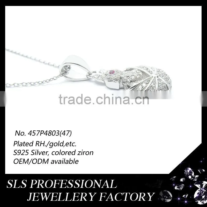 925 silver jewelry high end fashion jewelry kids pendant for Christmas gift 2015