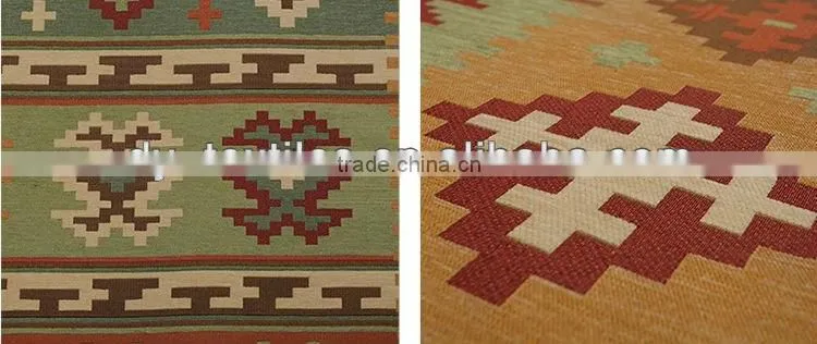 Fashion good modern new design high quality oem flower tufted patchwork kilims
