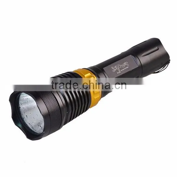 Aluminum Metal Q5 LED Powerful Diving Torch with Printing YT-57