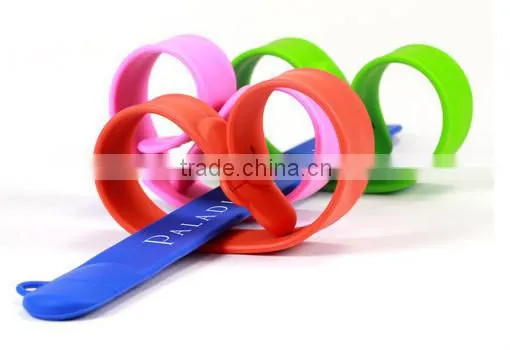 custom logo printed slap bracelet usb 8gb accept paypal