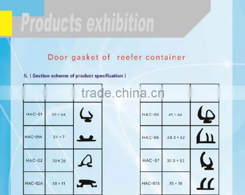 Door Gasket of Container
