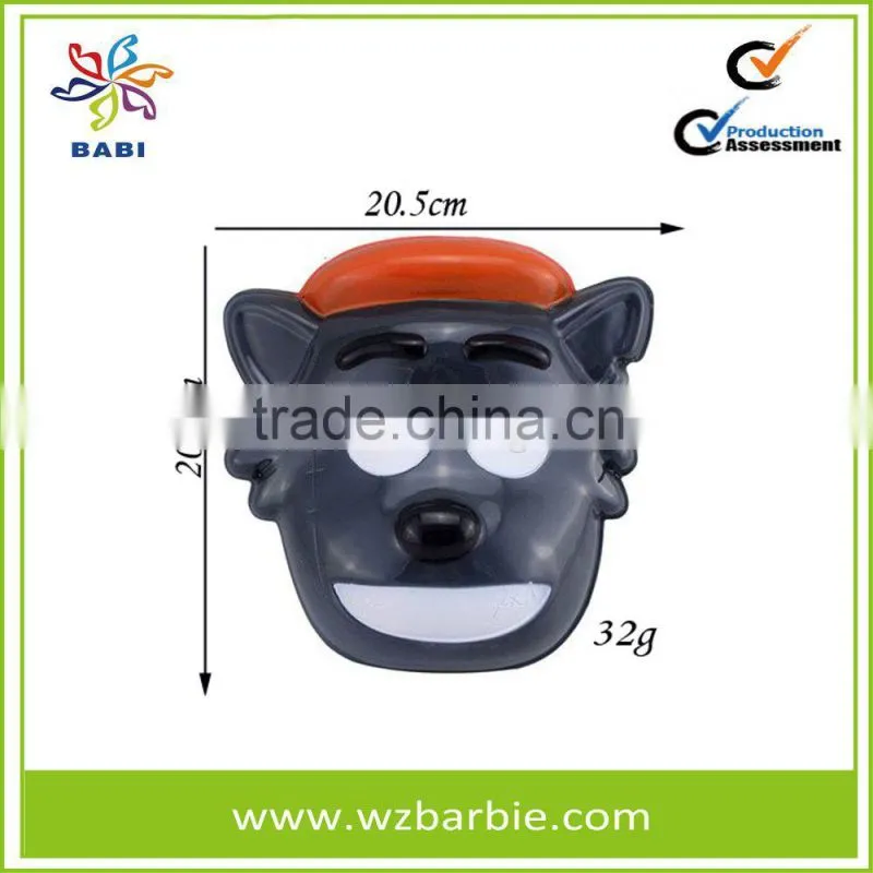 Custom Cartoon Halloween PVC Toy Mask For Kid